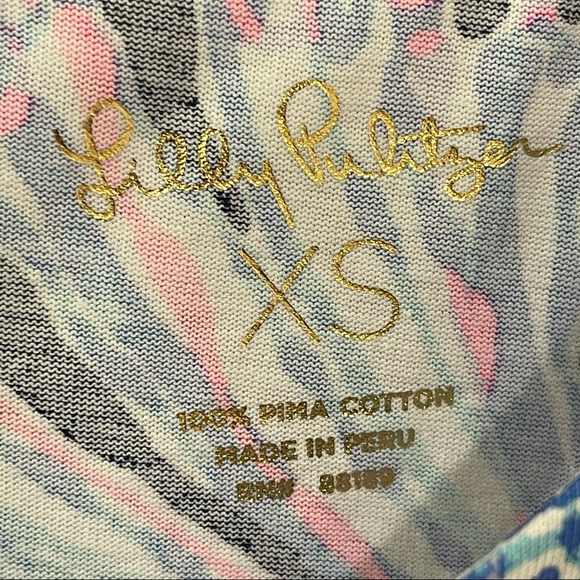 Lilly Pulitzer Dress Luella Deep Sea Navy Blue XS - Picture 8 of 11